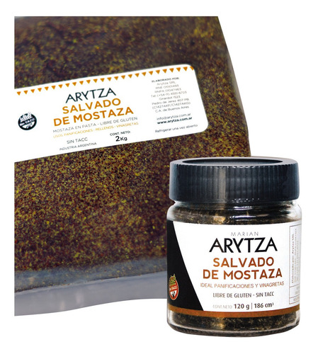 Salvado De Mostaza Arytza Ideal Para Panificados Y Ensaladas