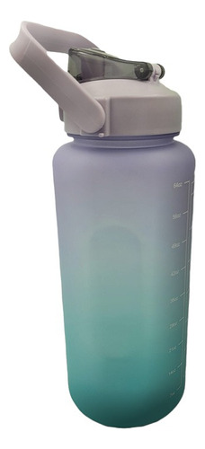 Termo Vaso Agua Motivador Marcador 2 Litros Colores 