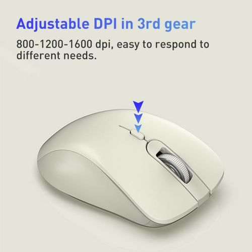 Mouse Sem Fio Com Botão Lateral Vertical