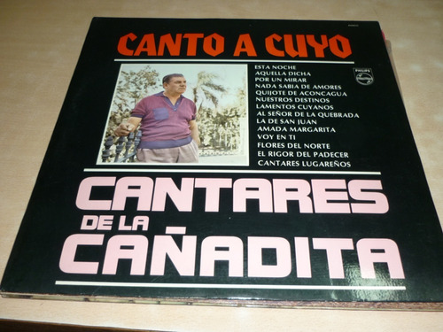 Cantares De La Cañadita Canto A Cuyo Vinilo Como Nuevo