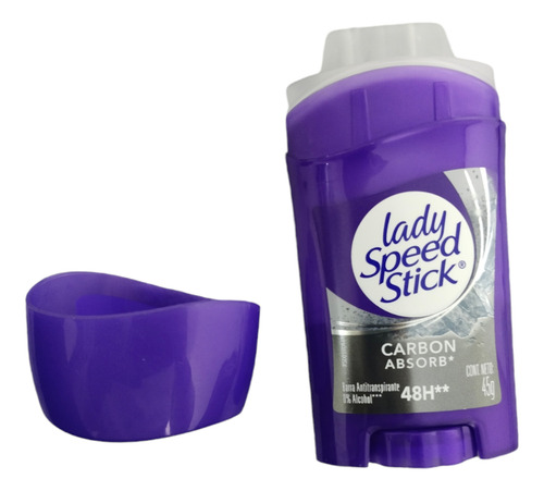 Pack X3 Desodorante Lady Speed Stick Barra Carbon Absorb 45g