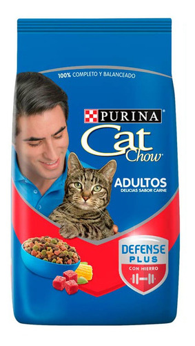 Pack X 8 Unid Alimento Animales  Adcarne 1 Kg Cat Chow Alim