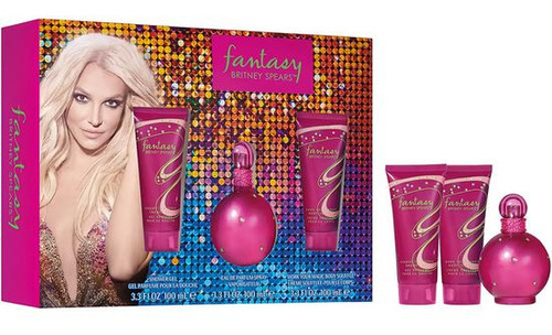 Perfume Britney Spears Fantasy Edp 100ml - 3 Peças