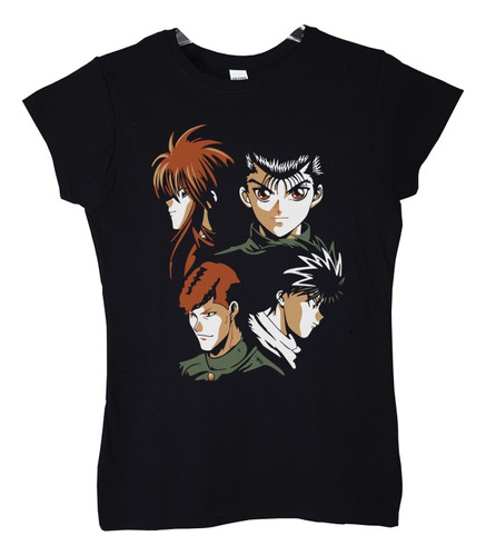 Polera Mujer Yu Yu Hakusho Yusuke Kazuma Kura Anime Poleradi