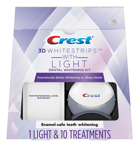 Kit De Tiras Blanqueadoras De Dientes Crest 3d Whitestrips C