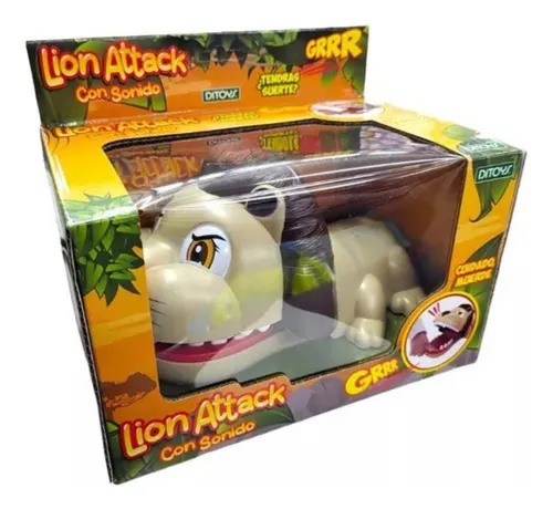 Lion Attack Con Sonido Ditoys Infantil Leon Muerde