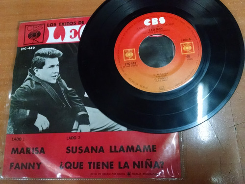 Leo Dan, Marisa, Susana Llamame, Fanny, Vinil 7 45 Rpm. (Usado)