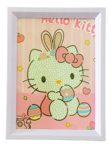 Kit Pintura Diamante 5 D Diy Hello Kitty Y Sus Amigos