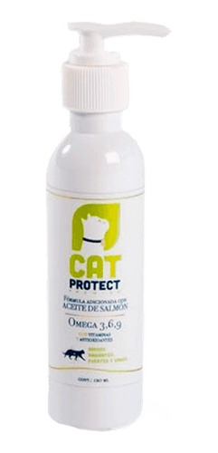 Cat Protect 120 Ml Aceite De Salmón Para Gatos Omega 3,6,9