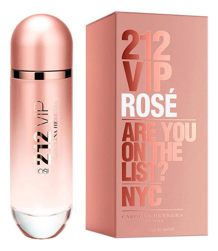 Perfume Carolina Herrera 212 Vip Rosé Eau De Parfum 125ml 