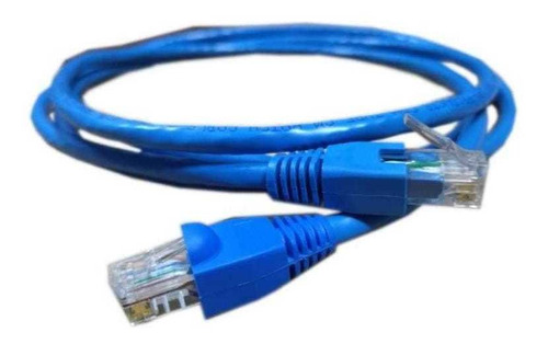 Patch Cord Cat5e Qnet De 2mtrs Azul Utp Cable Original Rj45