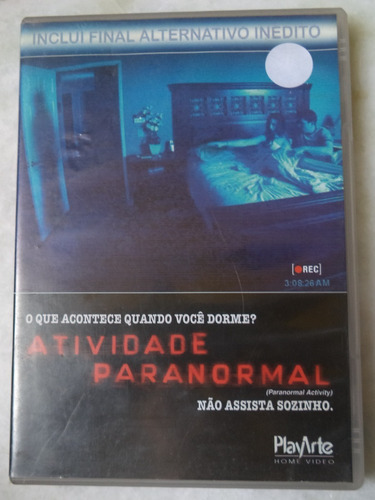 Dvd Original Atividade Paranormal Inclui Final Alternativo G (Usado)