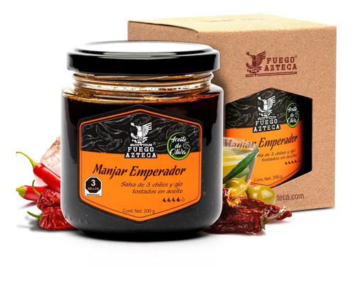 Fuego Azteca - Manjar Emperador 3-pack Salsa Gourmet