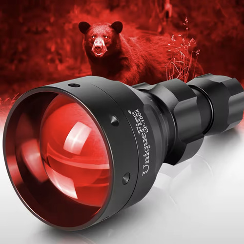 Lanterna Uniquefire Caça Luz Vermelha Aluminio 2000 Lumens