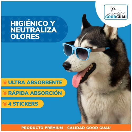 Imagen 5 de 10 de 100 Pañales Sabanilla Entrenamiento Mascota Perro - 90x60 Cm