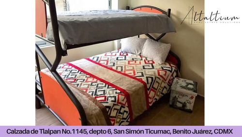 Venta Departamento Calzada De Tlalpan No. 1145 Depto.6, San Simón Ticumac, Benito Juárez, Cdmx Pma26-di