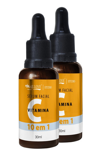 Serum Facial Vitamina C 10 En 1 - X2 Unidades Max Love