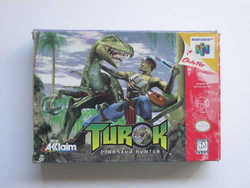 Turok Dinosaur Hunter | Original Nintendo 64 Ntsc Nus-usa