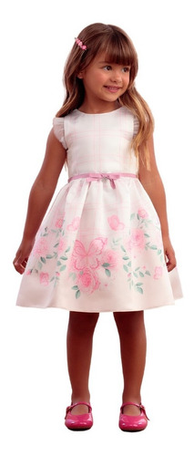 Imagem 2 de 3 de Vestido De Festa Infantil Cuddly Teddy Petit Cherie 22316