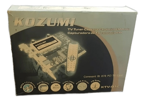 Placa Sintonizadora Kozumi Ktv-01c (bt878) Pci Tv Card