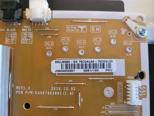 Placa Tv 55uj6580 Main Secundaria J960000181
