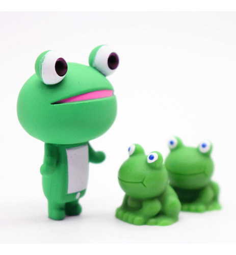 Xd 3 Piezas Mini Ranas Mini Estatua Diy Terrario Artesanías
