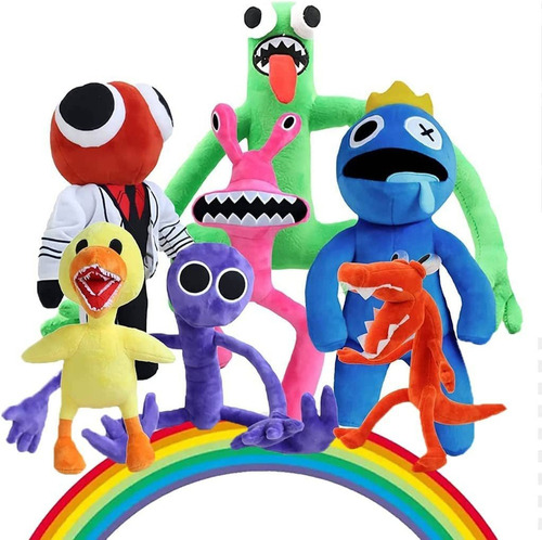 7 P Juegos De Terror Rainbow Friends Peluche Para Niños