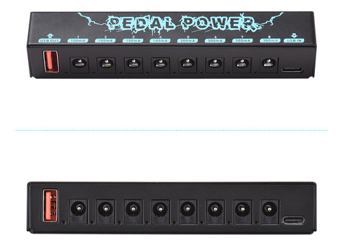Pedal De Guitarra Power Guitar Effector Power Supply 8 Aisla