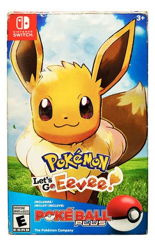 Pokémon: Let's Go, Eevee! + Poké Ball Plus - Nintendo Switch (Usado)