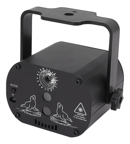 Party Dj Lights Disco, 60 Patrones, Flash Rgb, Recargable