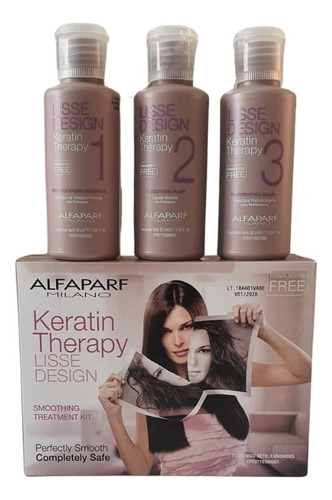 Keratina Therapy Keratin 3 Pasos Alfaparf Formol Free 