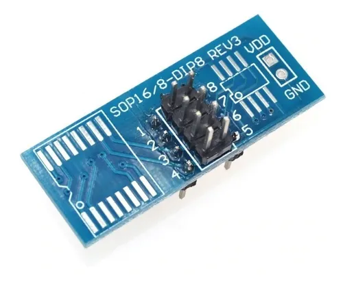 Pinza Programador Eeprom Usb Soic8 Sop8 Dip8 Bios Tl866 Ch34