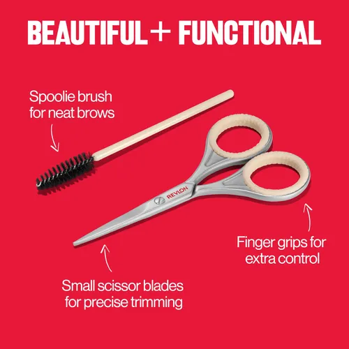 Set Revlon Designer Series, Kit Para Recortar Cejas Y Dar Fo