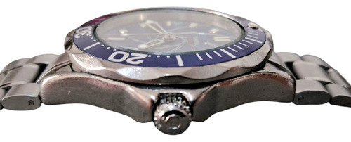 Reloj Pulsera Omega Omega Seamaster James Bond 007 Plateado Azul Acero Azul Acero (Usado)