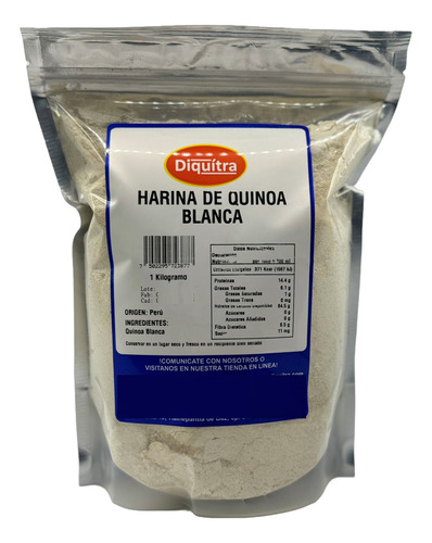 Harina De Quinoa 100% Pura Alta En Proteína 1 Kilogramo