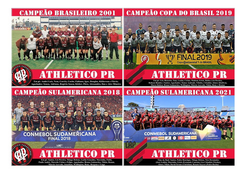 10 Pôsteres (a4) Do Atlético Paranaense - Escolha Os Títulos