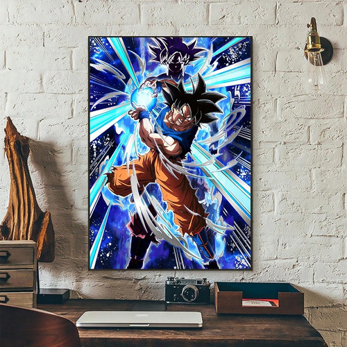 Cuadro Decorativo Goku Ultra Instinto Dragon Ball Z 60x40cm | Meses sin intereses Cuadro Decorativo Goku Ultra Instinto Dragon Ball Z 60x40cm | Meses sin intereses