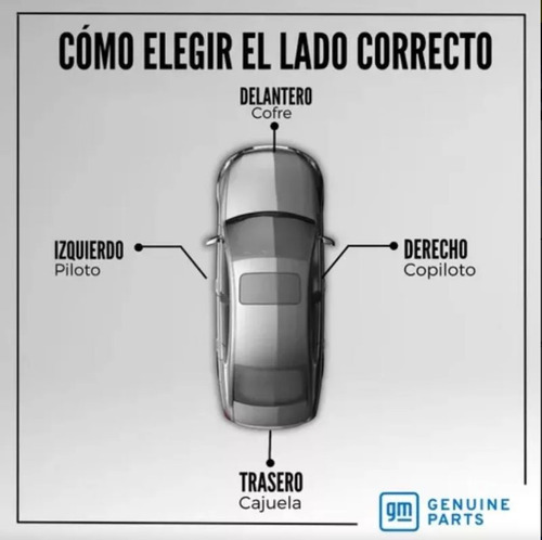 Bisagra Cofre Izquierda Original Spark 11-17, Beat 18-21 Che