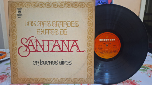 Santana Greatest Hits Lp Vinilo 1973 Ex+