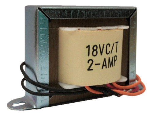 Transformador De Corriente Con Derivación Central 18v-2 Amp 