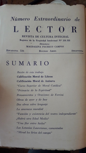 Imagen 2 de 8 de Indice Moral De Autores Y Libros Extracto Libros Prohibidos