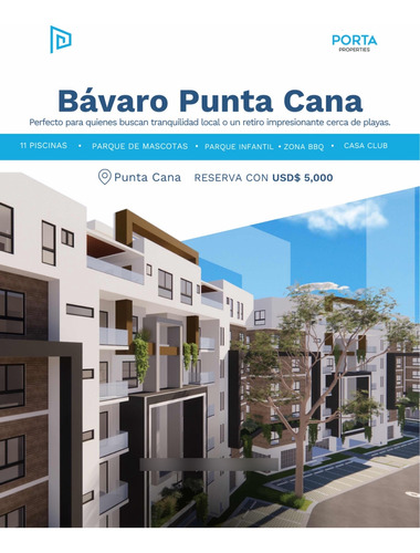 Venta Proyecto De Apartamento En Bávaro Punta Cana