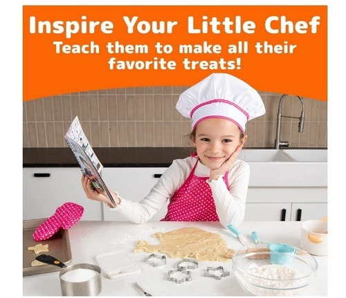 Imagen 4 de 9 de Juego De Reposteria Para Niñas. Set De Cocina Real