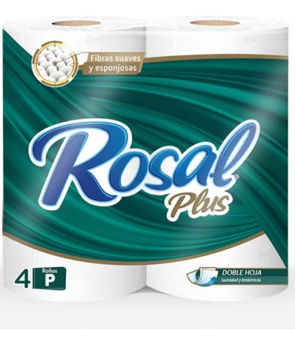 Papel Higiénico Rosal Plus 215h 12 Paq X 4r