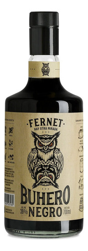 Fernet Buhero Negro 39 Alc 700ml