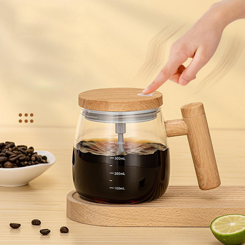 Taza De Agitación Automática Con Tapa, 400ml, Taza De