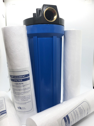 Imagen 2 de 5 de Filtro De Agua Para Tanque Con 5 Repuestos Gratis! 1 Pulgada
