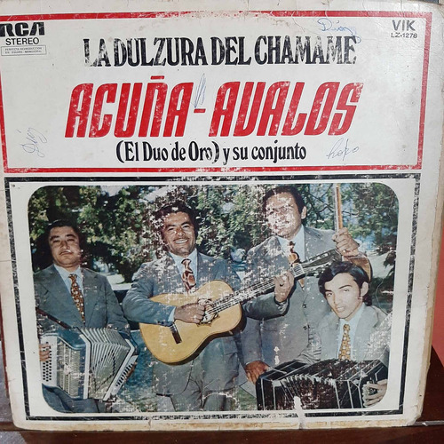 Vinilo Acuña Avalos El Duo De Oro La Dulzura Del Chamame F3