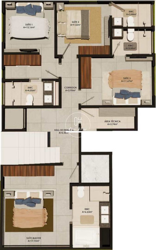 Imagem 18 de 19 de Apartamento Com 3 Dorms, Itacolomi, Balneário Piçarras - R$ 799 Mil, Cod: 153 - V153