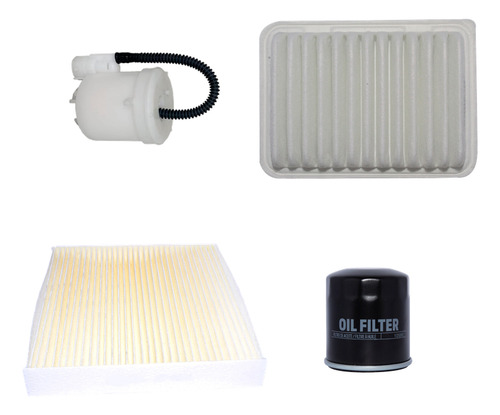 Filtro Para Toyota Yaris 1.3 06-11 Aceite Aire Bencina Polen